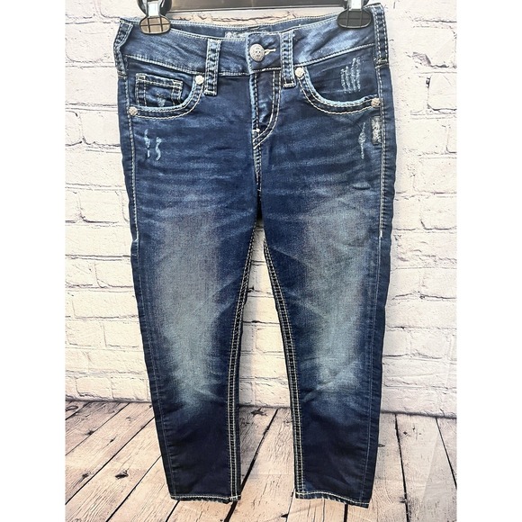 Silver Jeans Denim - Silver Jeans Suki Mid Capri Joga Womens Size 26